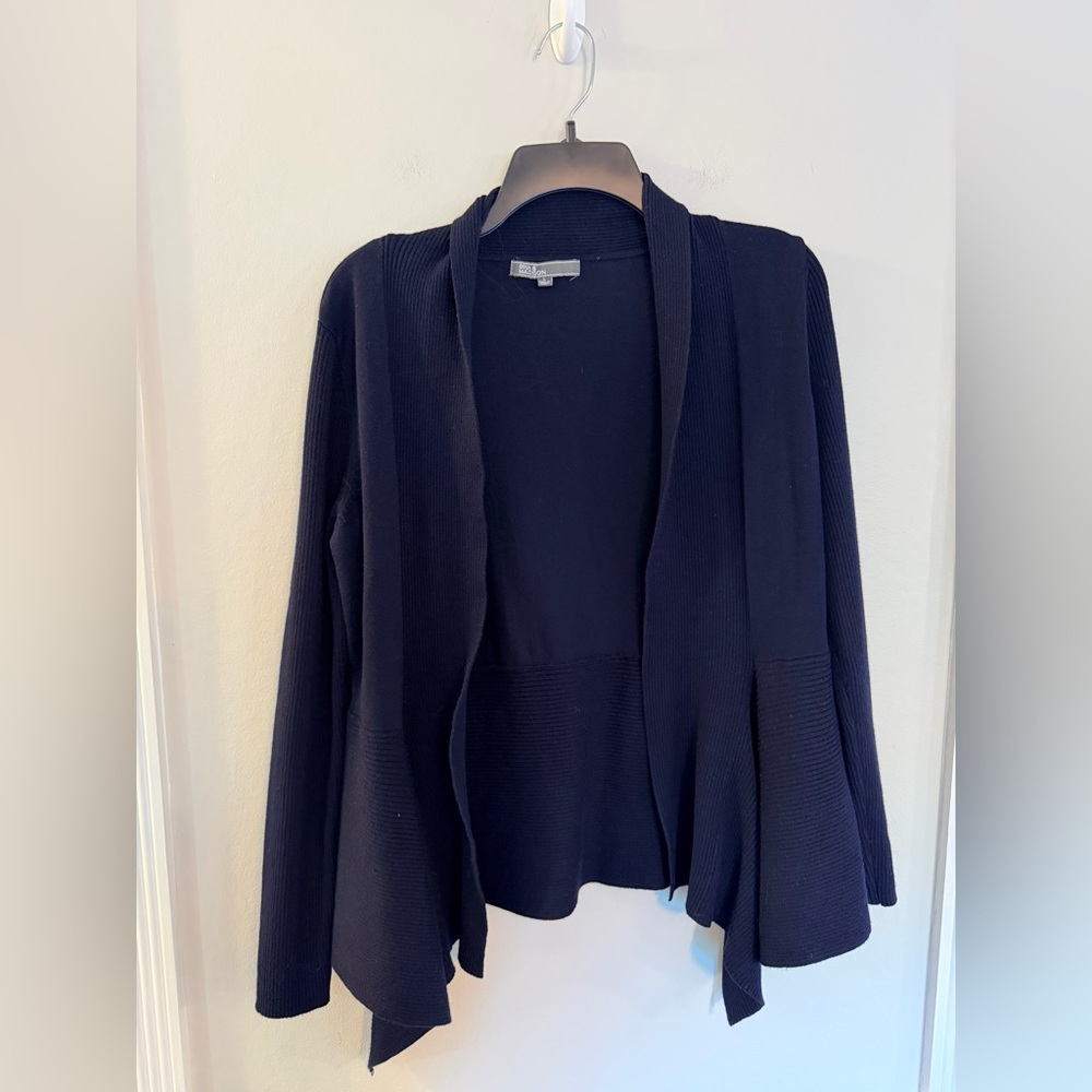 89th & Madison Navy Blue Cardigan - Size Large